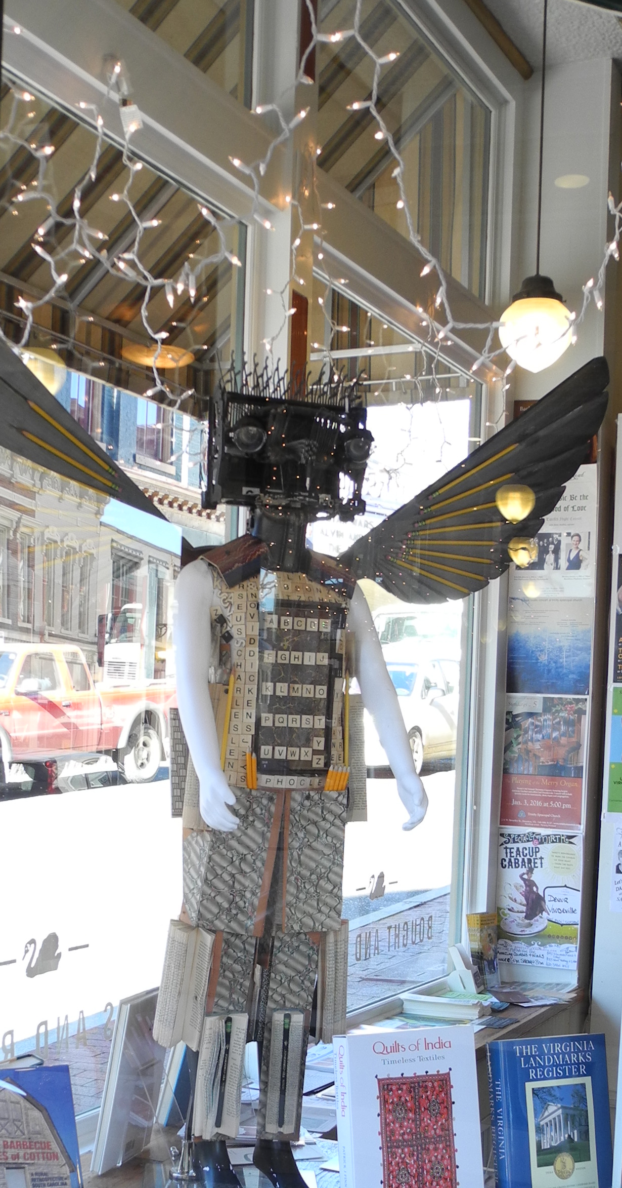 Book Angel in Window